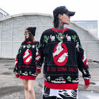Casual Retro Hip-Hop Christmas Sweater for All