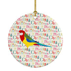 Rosella Christmas Ceramic Ornament