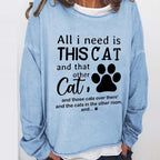 Hooded Letter Print Round-neck Women's Sweater