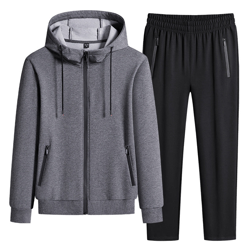 Plus Size Couple Casual Sweater and Jacket Set