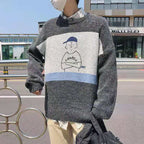 Trendy Personalized Sweater Coat for Couples