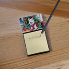 Japanese Spitz Cozy Christmas Sticky Note Holder