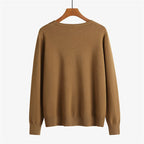 Oversized Women's Knitted V-neck Cardigan Jacket