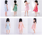 Korean Style Sleeveless Summer Dress for Girls