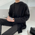 Trendy Men's Knitted Sweater Jacket