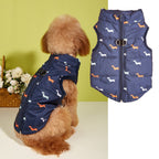 Puppy Cartoon Cardigan Cotton Vest for Dogs