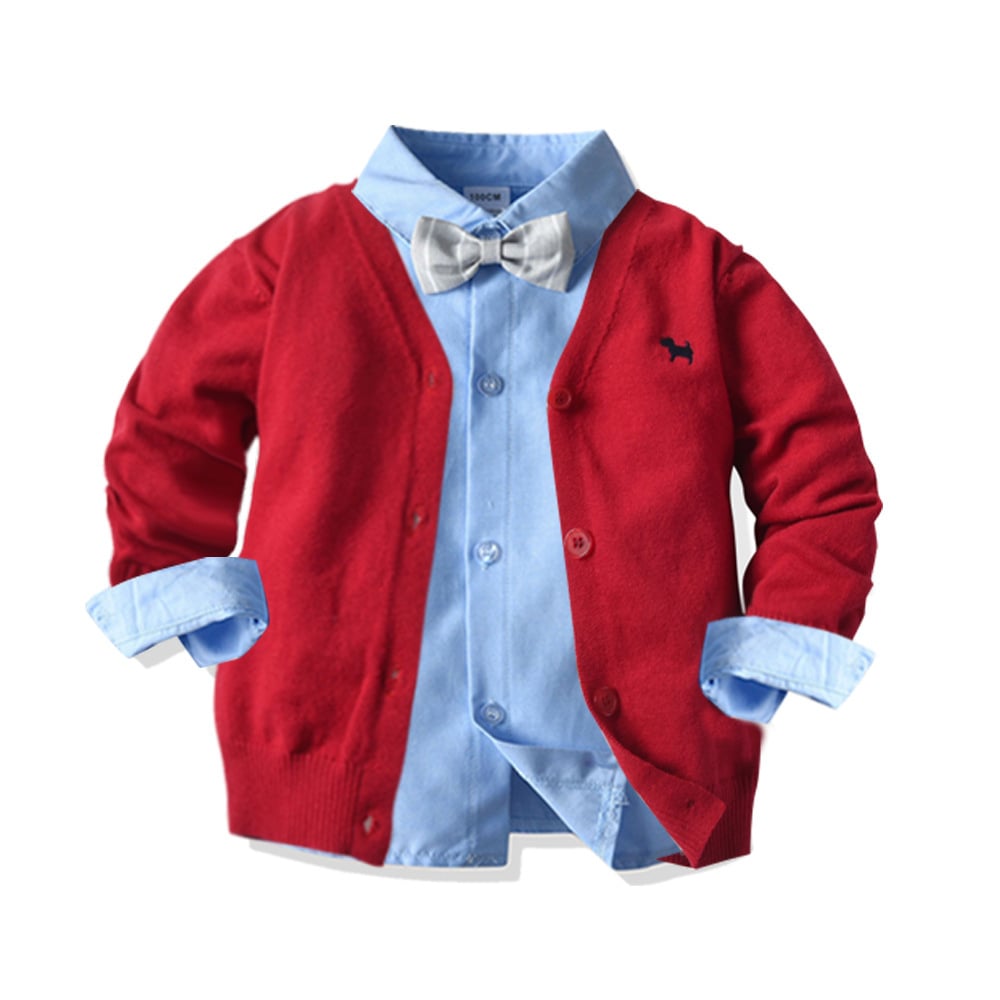 Boys College Style Pullover Sweater | Streetwear