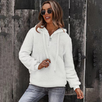 Casual Women's Warm Loose Solid Color Sweater