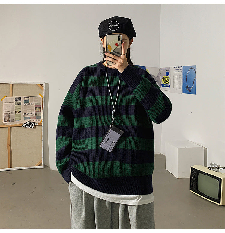 Chic Knitted Hip-hop Sweater for Stylish Looks