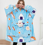 Heated Hooded Blanket Sweater