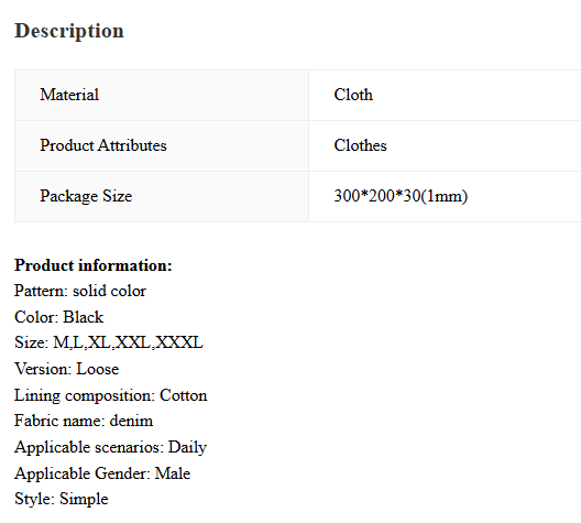Men's Fashion Casual Autumn Coat Denim Jacket