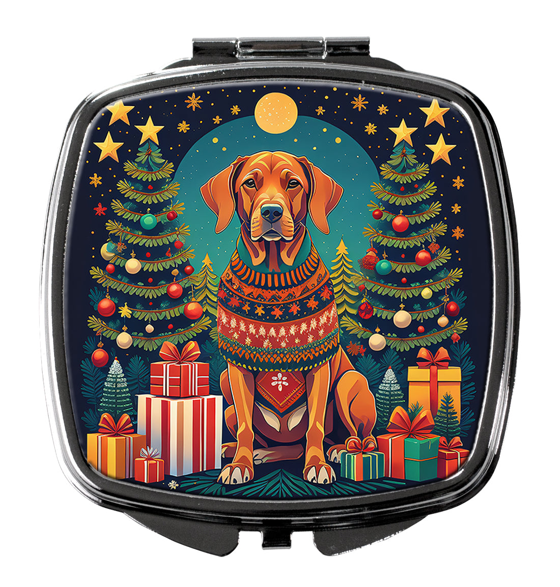 Vizsla Christmas Compact Mirror