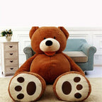 Giant Teddy Bear Plush Leather Shell