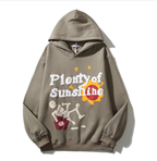 Retro High Street Hip Hop Cartoon Foam Print Hoodie | Streetwear