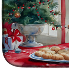 Westie Christmas Cookies Dish Drying Mat