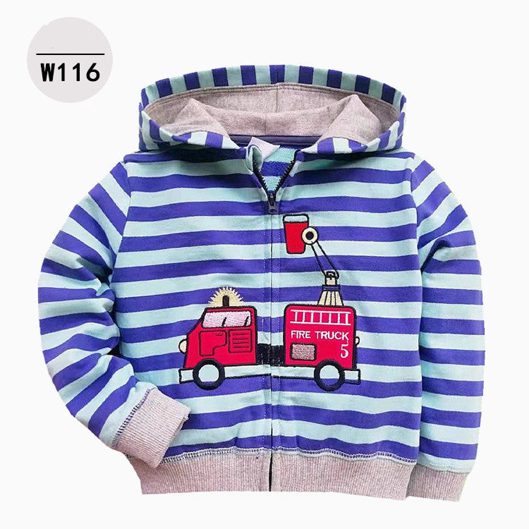 Children's Hooded Zippered Sweatshirt