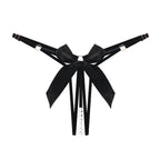 Women's Sexy Open Crotch Thong with Pearl Massage