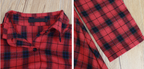Christmas Series Plaid Long Sleeve Drawstring Dress