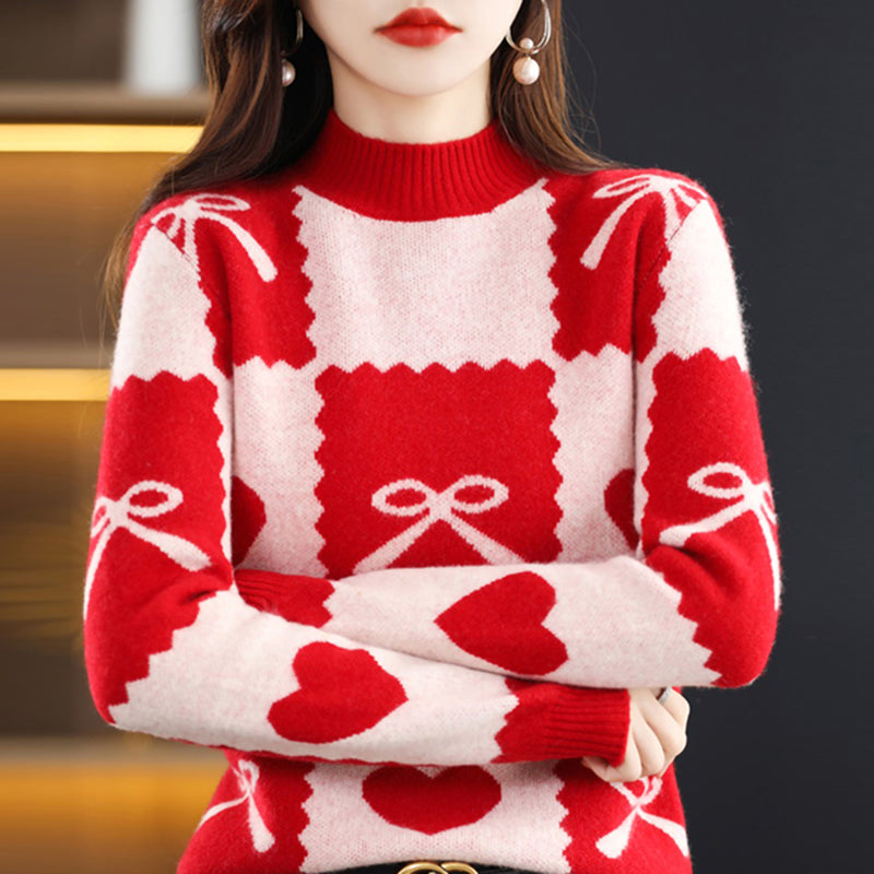 Cashmere Merino Wool Women's Christmas Sweater