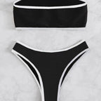 2023 Fashionable Women's Strapless Slim Swimsuit Bulk