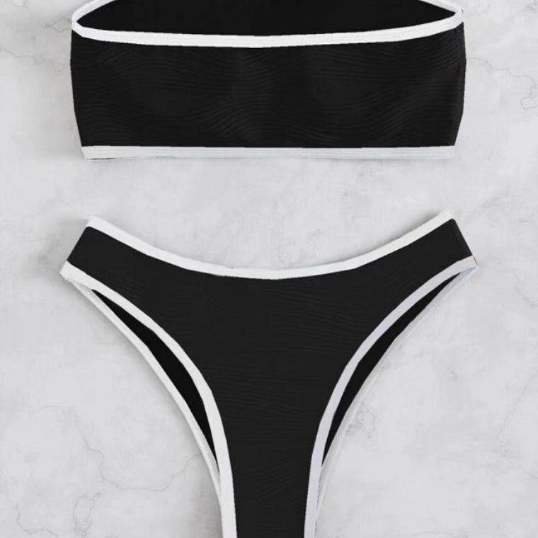 2023 Fashionable Women's Strapless Slim Swimsuit Bulk