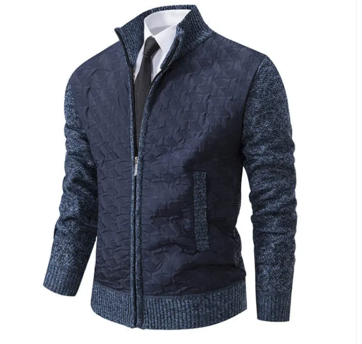 Slim Fit Knit Sweater Jacket