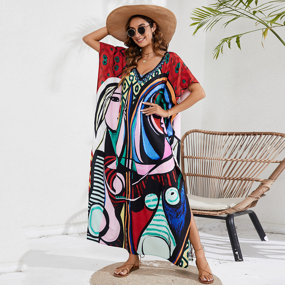 44-Color Cross-Border Beach Cover-Up and Dress 1D196