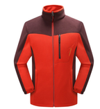 Polar Fleece Couple Cardigan with Contrast Design