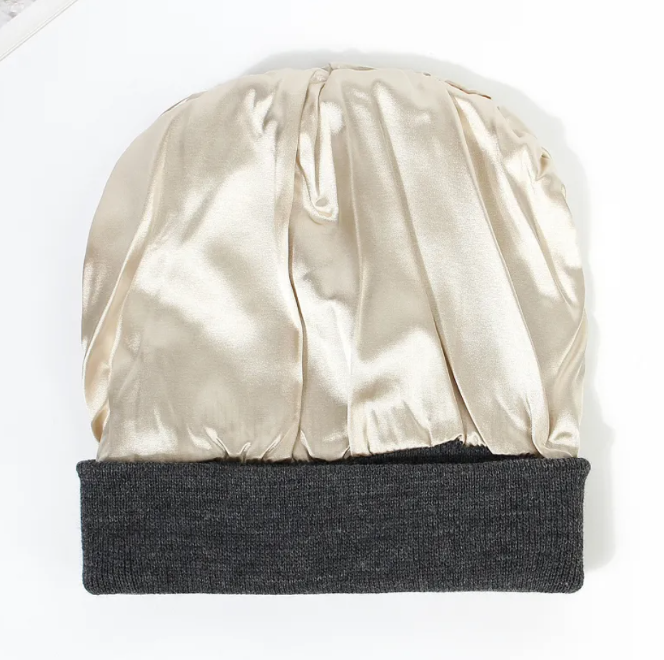 Double-Sided Women's Wool Hat | Embroidered Cap