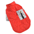 Windproof Cotton Coat for Dogs and Cats with Pocket