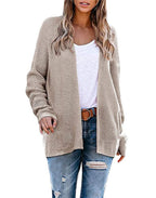 Loose Large Size Knitted Cardigan for Women Fashion