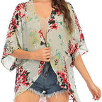 2024 Women's Printed Beach Cover-Up for Spring/Summer