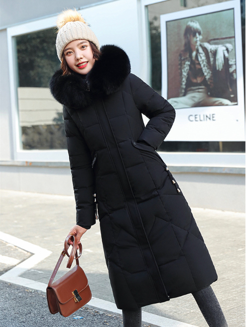Large Fur Collar Padded Winter Jacket