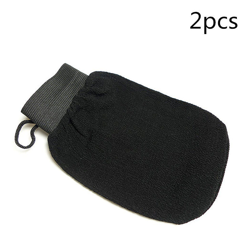 Multicolor Rayon Bath Gloves for Exfoliating Skin