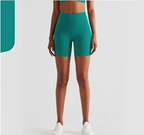 Women's Seamless T-Line Hip-Lift Yoga Shorts