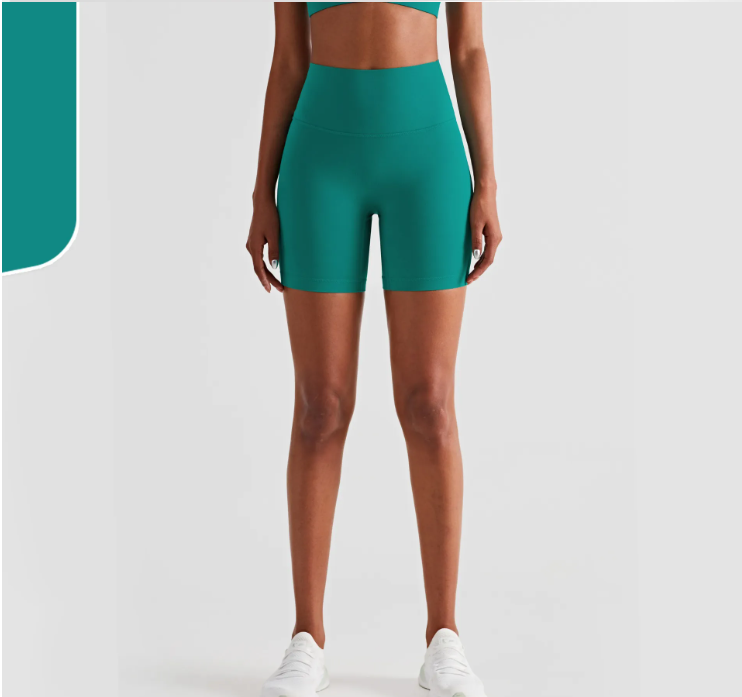 Women's Seamless T-Line Hip-Lift Yoga Shorts