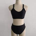 Women's Off-Shoulder Bandeau High-Waist Bikini Set