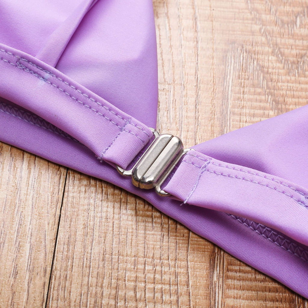White Belted High-Waisted Bikini Set