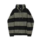 Men's Loose Striped Sweater - Autumn Korean Style