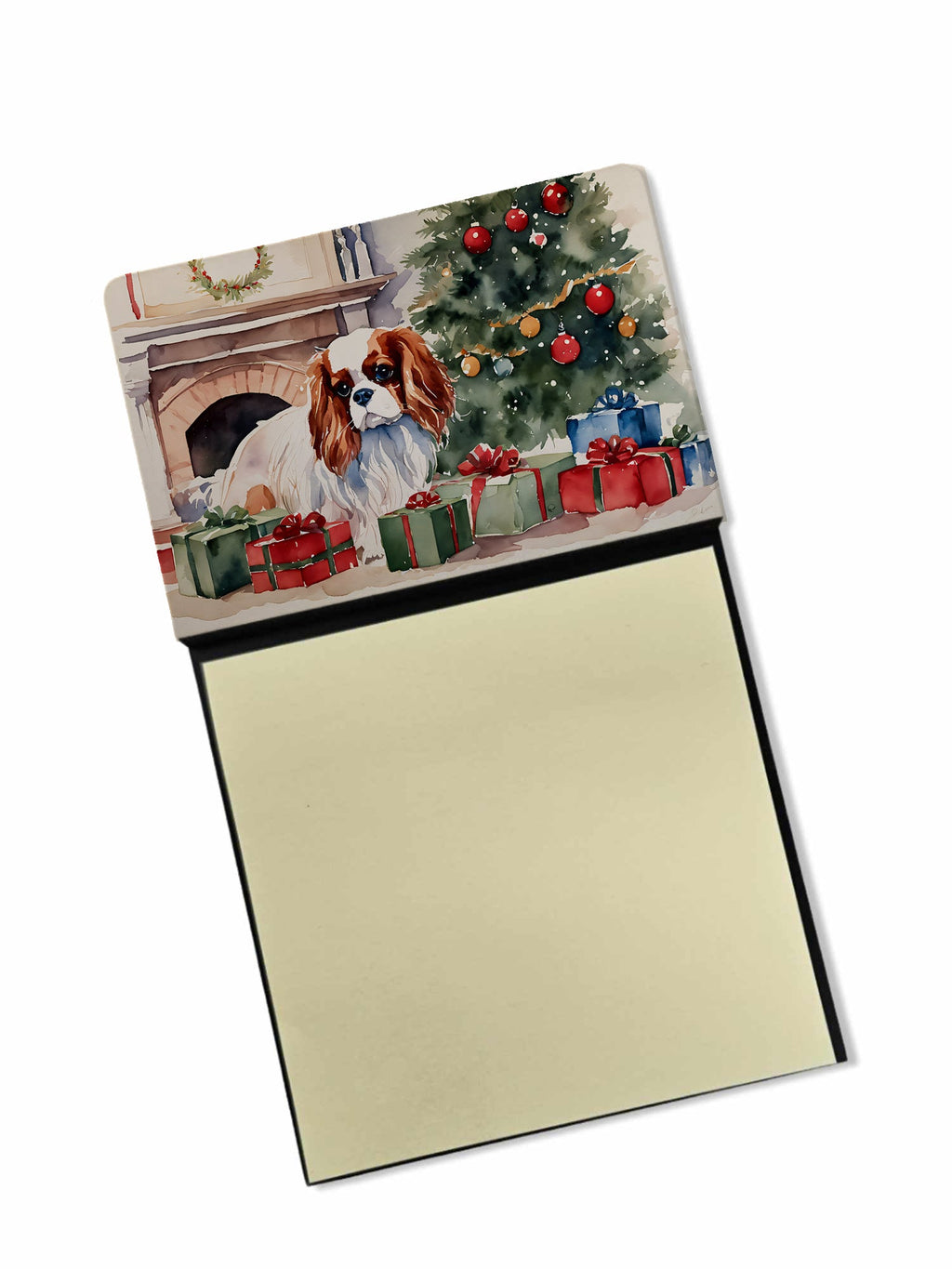 Cavalier Spaniel Cozy Christmas Sticky Note Holder