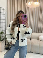 Women's Bow Knitted Cardigan