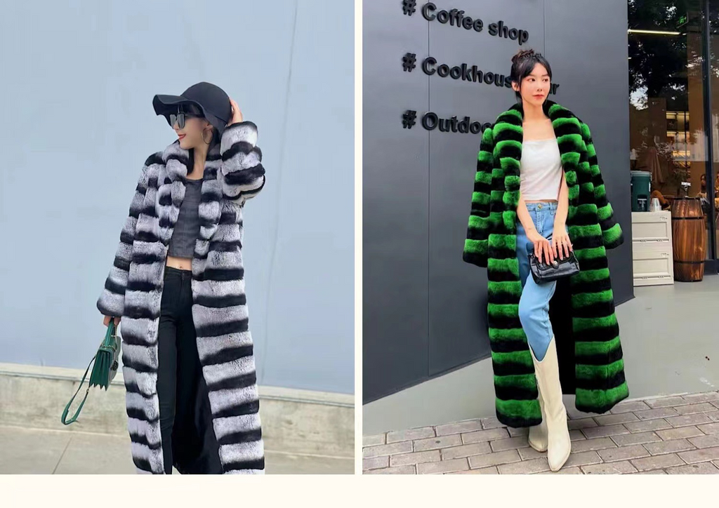 Standing Collar Fur Jacket