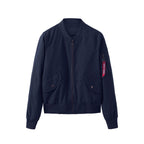 Women's Baseball Bomber Jacket for Spring & Autumn