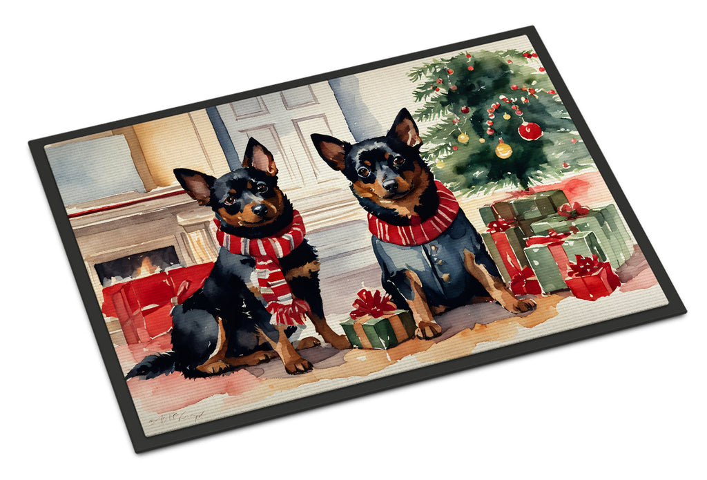 Lancashire Heeler Cozy Christmas Doormat