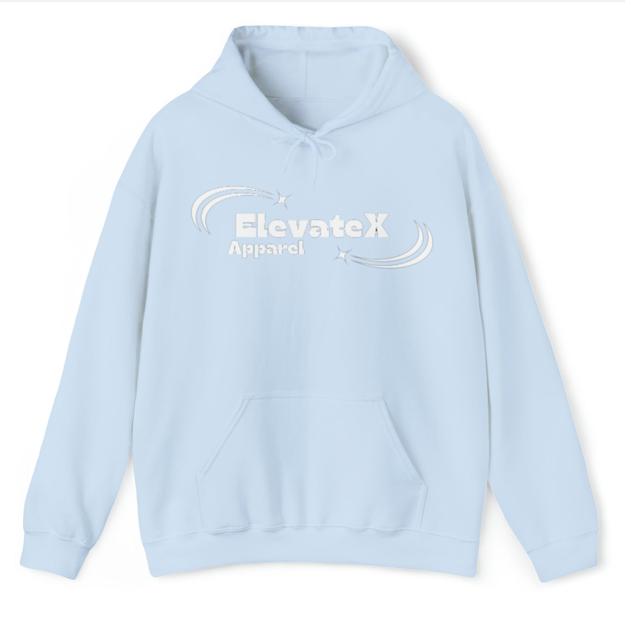 Velvet Hooded Sweatshirt with Overlapping Letter Print | Streetwear