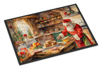 Cookies with Santa Claus Papa Noel Doormat