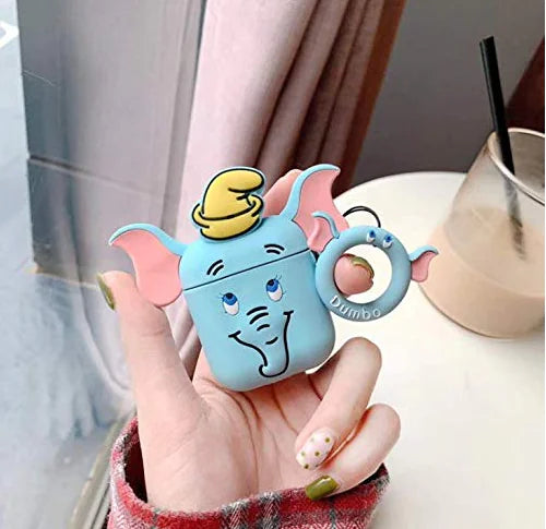 Cute Cartoon Elephant Bluetooth Earphone Case (Silicone) | Accessory