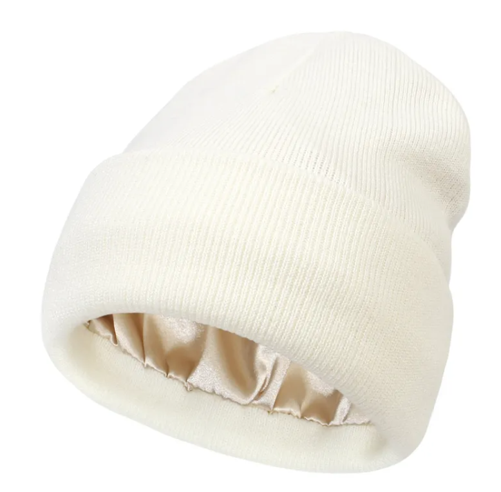 Cozy Knitted Wool Beanie | Embroidered Cap