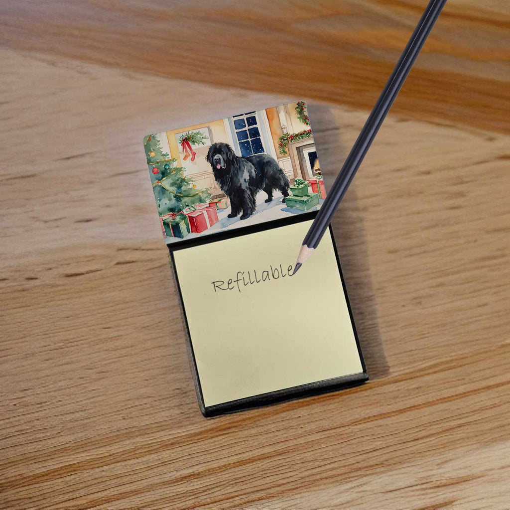 Newfoundland Cozy Christmas Sticky Note Holder