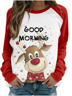 Casual Printed Long Sleeve Pullover Sweater | Streetwear